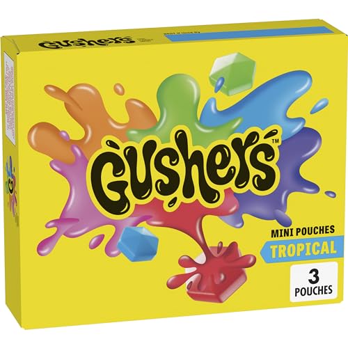 Gushers Tropical Fruit Snacks, 3 Pack