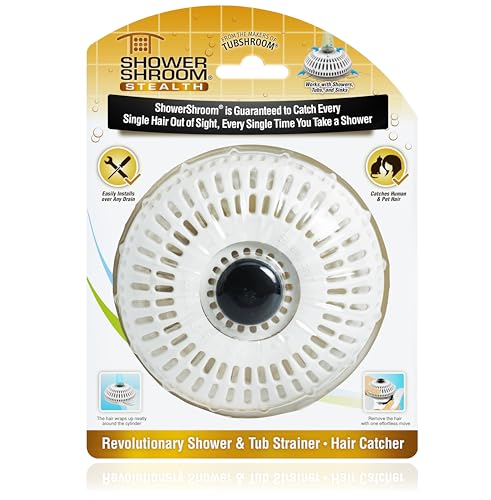 ShowerShroom Stealth Hair Catcher – Easy Install, No Water Blockage
