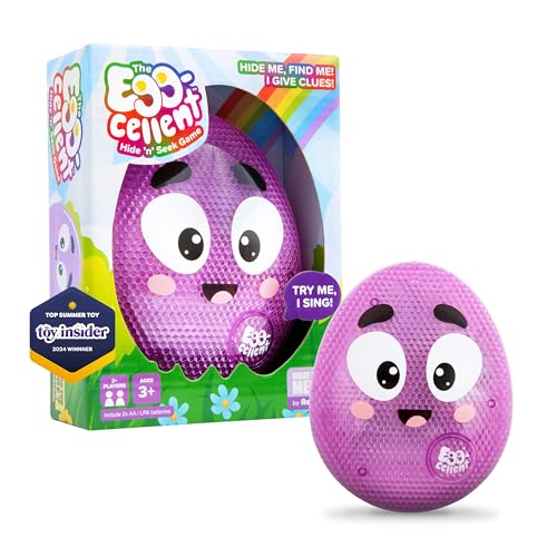 Eggcellent Light-Up Singing Egg Toy for Toddlers, Easter Basket Stuffer