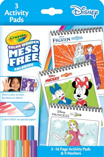 Crayola Disney Color Wonder Bundle: Mess-Free Coloring for Kids 3+