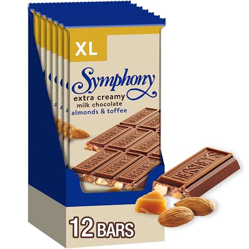 HERSHEY’S SYMPHONY Almond Toffee XL, 12 Pack