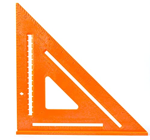 Swanson 12″ Orange Speed Square Layout Tool, Polystyrene