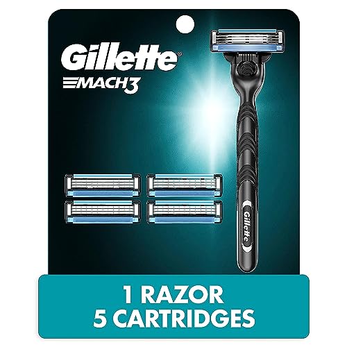 Gillette Mach3 Razor Handle + 5 Refills