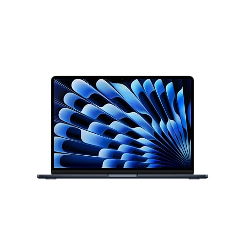 Apple 2025 MacBook Air 13″ M4, 16GB RAM, 256GB SSD, Midnight