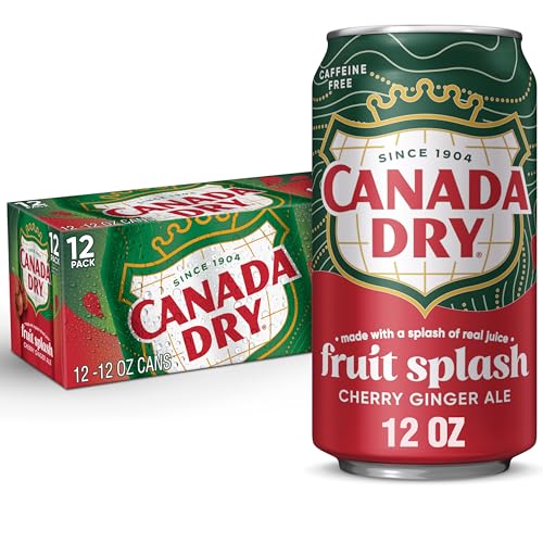 Canada Dry Cherry Gingerale, 12oz Cans, Pack of 12