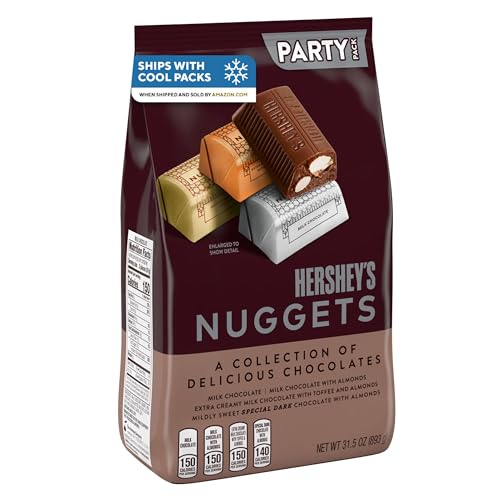 HERSHEY’S NUGGETS Assorted Chocolate Candy, 31.5 oz