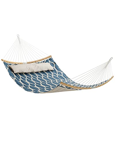 SONGMICS Quilted Hammock with Pillow, 495 lb Capacity