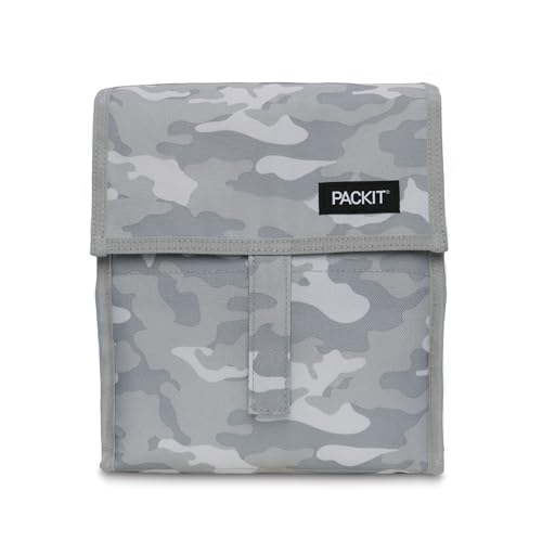 Tonal Camo Gray Freezable Lunch Bag