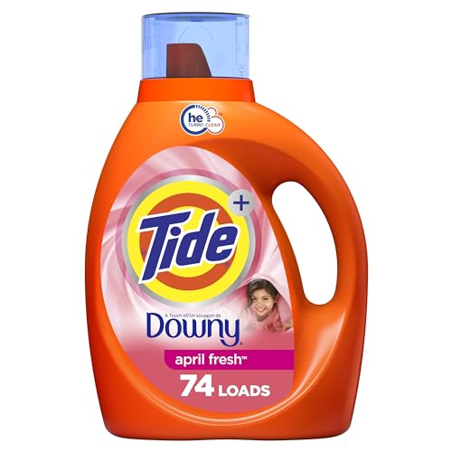 Tide Laundry Detergent, April Fresh, 74 Loads, 105 fl oz