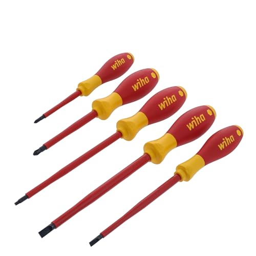 Wiha 5 Piece Insulated Screwdriver Set – SoftFinish
