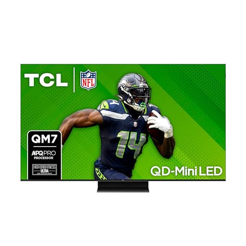 TCL 65″ 4K QLED Smart TV with Dolby Vision, Alexa Compatible