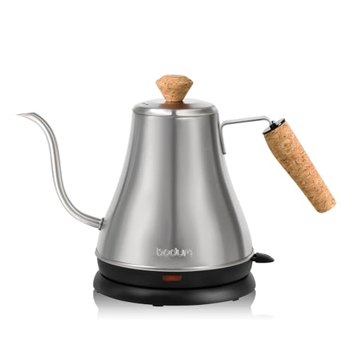 Bodum 27oz Gooseneck Electric Kettle, Stainless Steel
