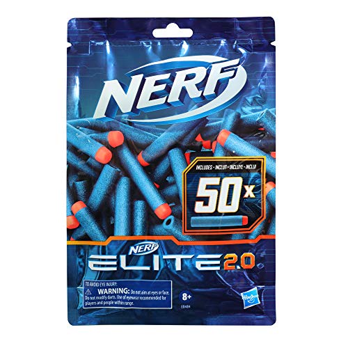 Nerf Elite 2.0 50-Dart Refill Pack, Compatible Darts