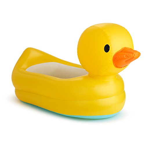 Munchkin Duck Inflatable Baby Bathtub with Heat Alert