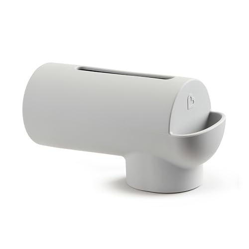 Munchkin Bath Spout Cover with Bubble Dispenser, Grey Silicone