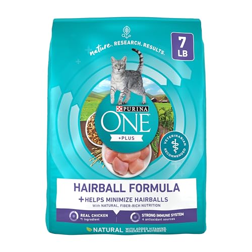 Purina ONE Hairball Control Cat Food, 7 lb. Bag
