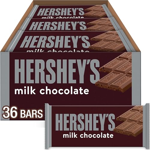 HERSHEY’S Milk Chocolate Bars, 1.55 oz, 36 Pack