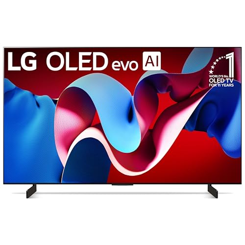 LG 42″ OLED evo C4 4K Smart TV w/ Alexa (2024)
