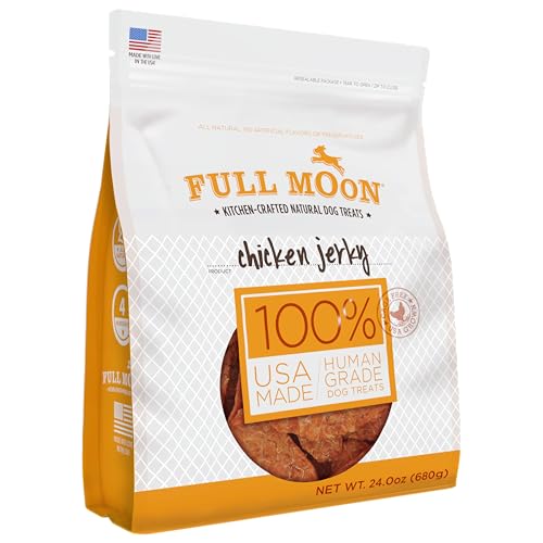 Full Moon Chicken Jerky Dog Treats, Grain-Free, 1.5 lb