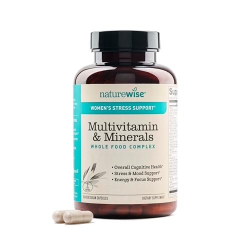 NatureWise Women’s Multivitamin, Stress & Immunity Support, 60 Capsules