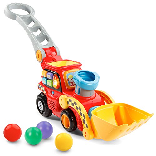 VTech Pop-a-Balls Bulldozer Toy, Red