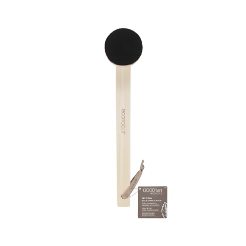 EcoTools Self-Tan Back Brush, Long Handle, Vegan, 1 Count