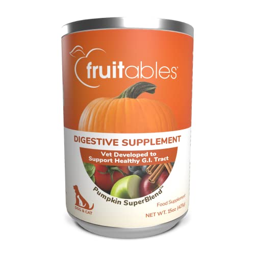 Fruitables Pumpkin Digestive Supplement for Dogs | 15 oz