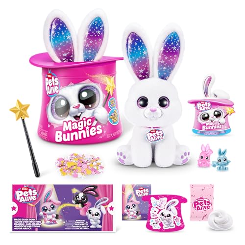 ZURU Pets Alive Pearl Magic Bunnies Interactive Plush Toy