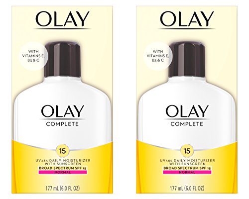 Olay SPF 15 Face Moisturizer, Normal Skin, 6oz, 2-Pack