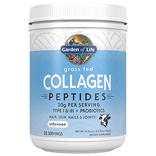 Garden of Life Unflavored Collagen Peptides Powder, 28 Servings