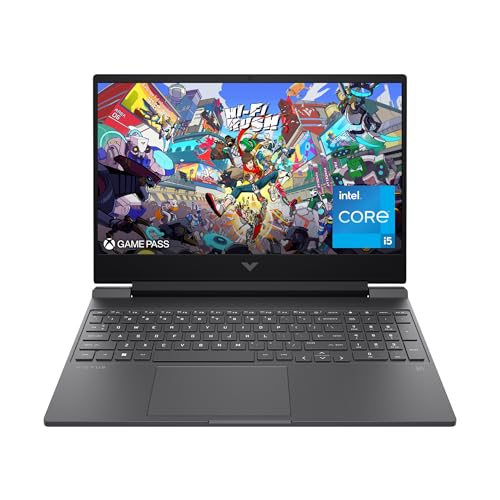 HP Victus 15.6″ Laptop, i5, 8GB RAM, RTX 2050, 512GB SSD