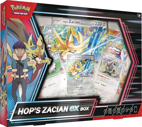 Pokemon TCG: Zacian ex Box – 4 Packs