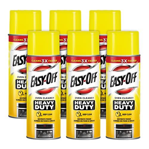 Easy-Off Heavy Duty Oven Cleaner, Regular Scent, 6-Pack