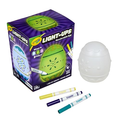 Crayola Recolorable Light-Up Egg – Easter Craft for Kids