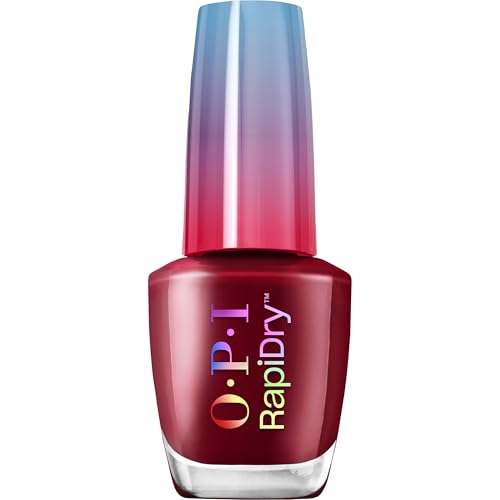 OPI RapiDry Dark Red Quick-Dry Vegan Nail Polish