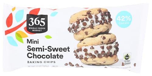 365 Whole Foods Semisweet Mini Chocolate Chips, 12 oz