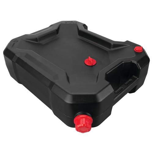 Performance Tool 24-Quart Oil Drain Container with Handles, Black