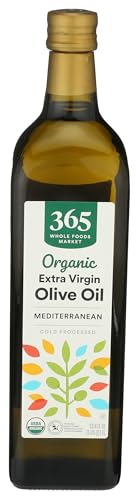 365 Organic Extra Virgin Mediterranean Olive Oil, 33.8 Fl Oz