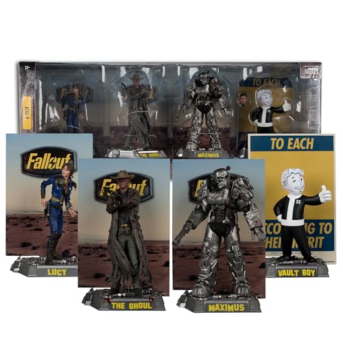 McFarlane Fallout 6in Figures: Lucy, Maximus, Ghoul & Vault Boy 4pk
