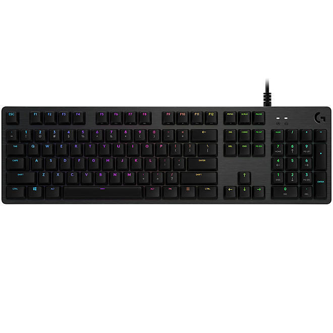 Logitech G512 RGB Mechanical Gaming Keyboard, GX Brown Tactile