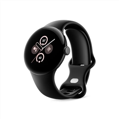 Google Pixel Watch 2 – Heart Rate, Stress, Safety, Wi-Fi, Black