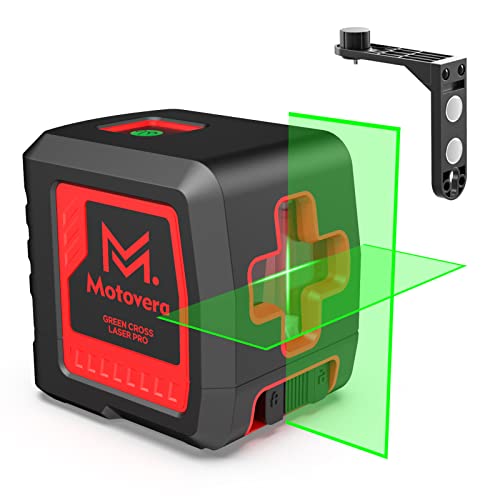 Motovera 100ft Self-Leveling Green Laser Level with Bag