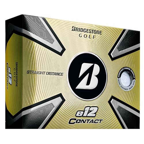 Bridgestone e12 Contact Golf Balls, White, 12-Pack