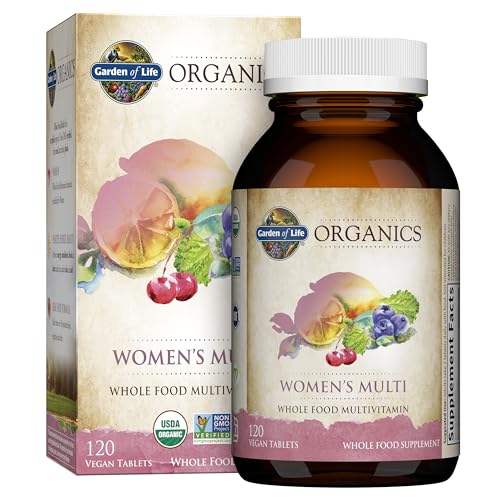 Garden of Life Women’s Multivitamin, Vegan, 120 Tablets