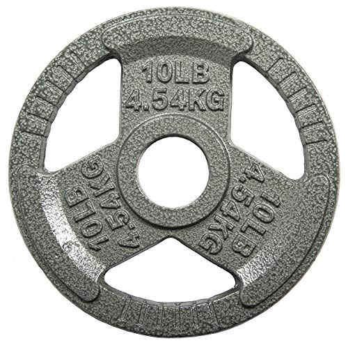 10LB Cast Iron Weight Plate, 2-Inch Center