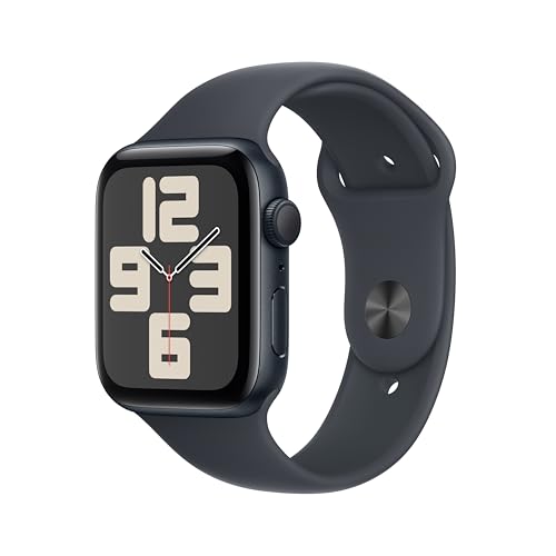 Apple Watch SE (2nd Gen) 44mm GPS, Midnight Aluminum, Sport Band