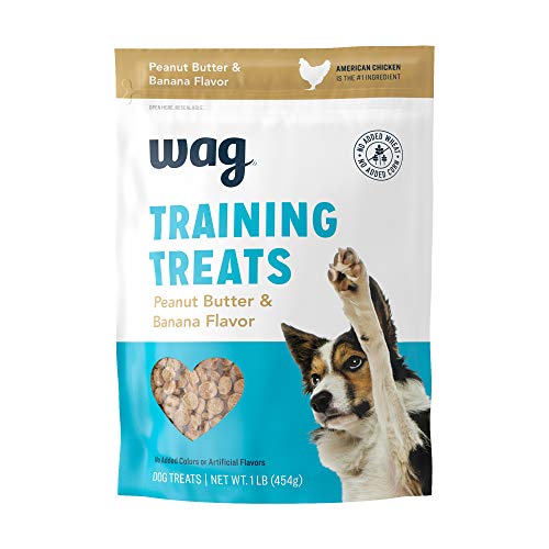 Wag Dog Treats – Peanut Butter & Banana, 1 lb Bag