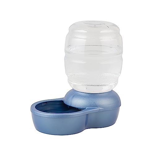 Petmate 0.5 GAL Gravity Waterer, Blue, Made in USA