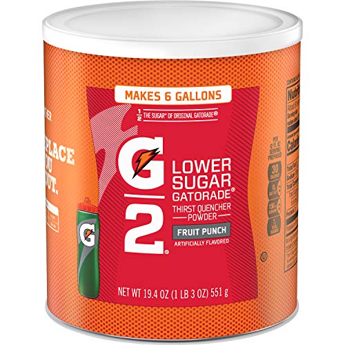 Gatorade G2 Fruit Punch Powder, 19.4 oz, 3 Pack
