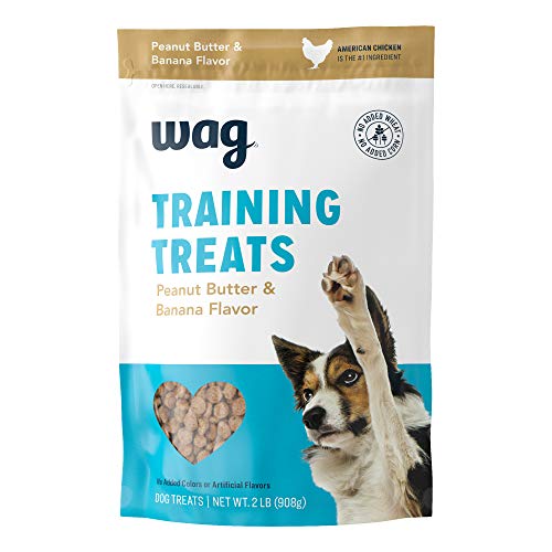 Wag Peanut Butter & Banana Dog Training Treats, 2 lbs.